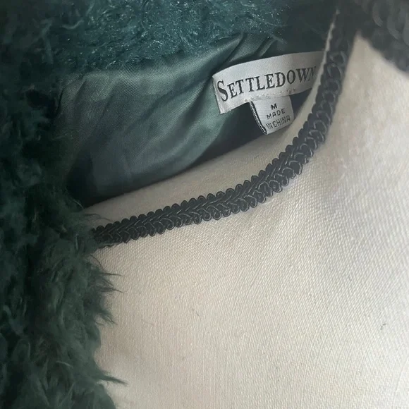 Green Fuzzy Jacket - Picture 4 of 5